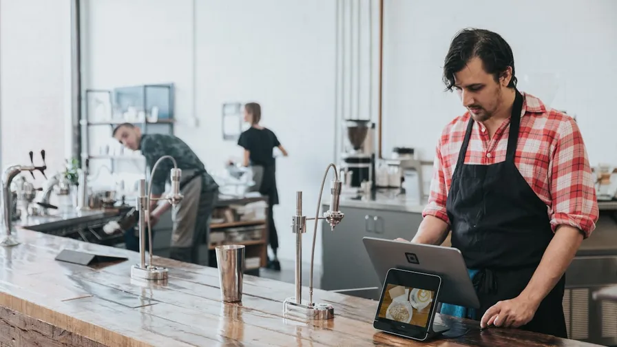 Digital coupons on mobile phone for restaurant