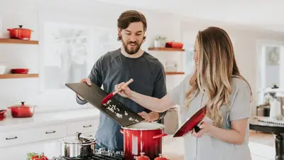 Modern restaurant using tablet POS and mobile ordering technology