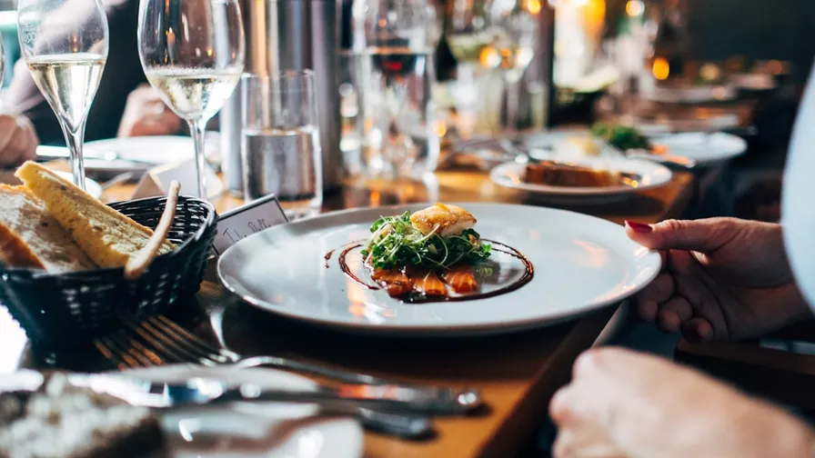 VIP loyalty program card and exclusive dining experience at restaurant